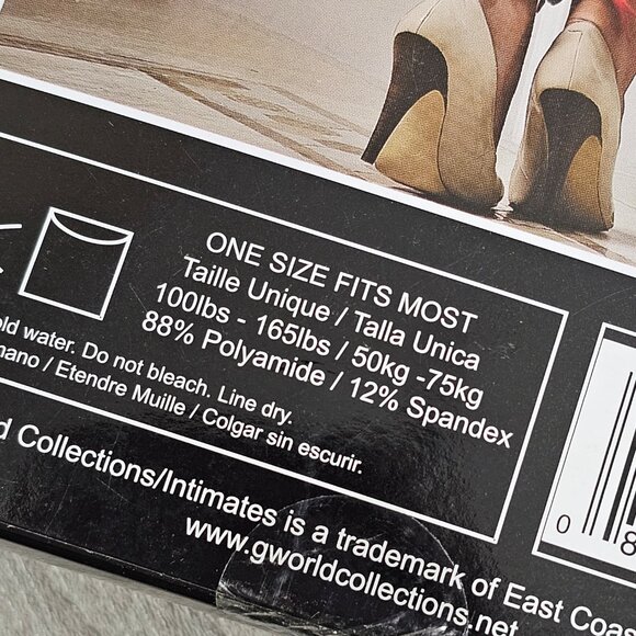 G World Intimates Basic Instinct Crotchless Panties with Leg Garters, Red, OS - Picture 3 of 5